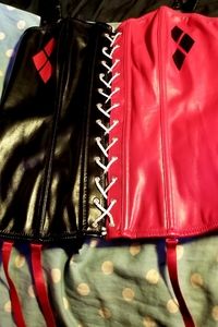 DC Comics Harley Quinn Halter style corset